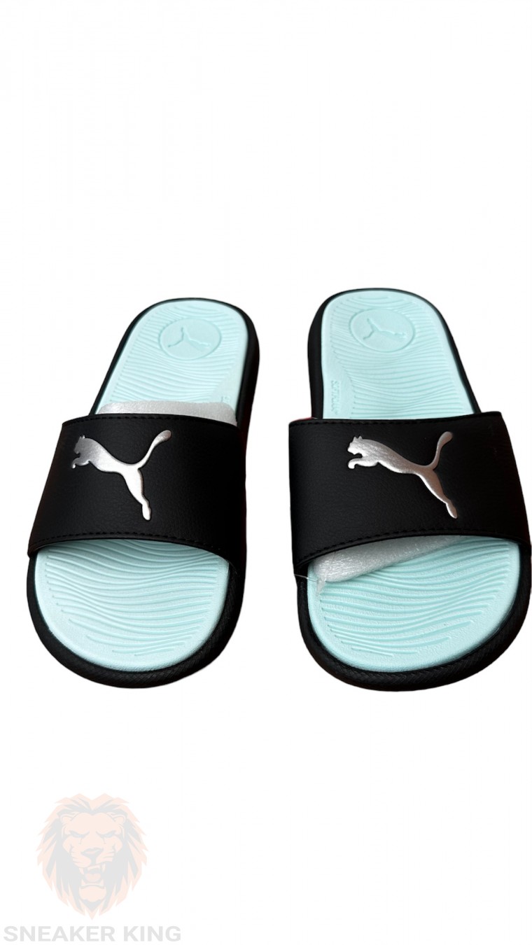 Шльопанці Puma Cool Cat 2,0 Glitter Black/aqua green